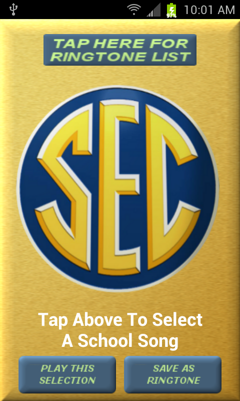 Android application SEC Ringtones screenshort