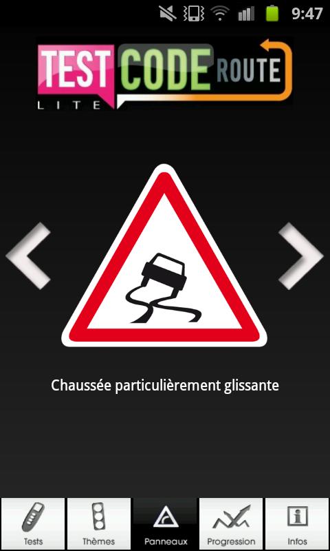 Test Code Route Lite Screen 3