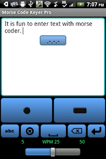 Morse Code Keyer Pro screenshot