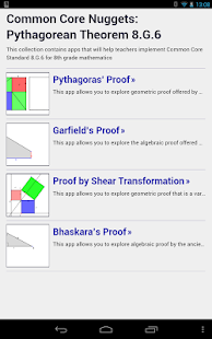Pythagorean Theorem 8.G.6 Screenshots 0