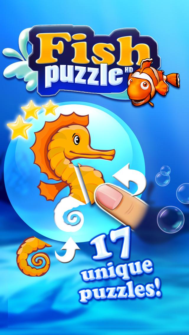 Fish puzzle HD for toddlers Screen 1