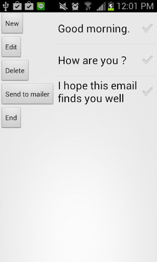 Fixed form mail launcher