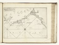 Kaart van de Franse kust bij Saint-Brieuc, 1726