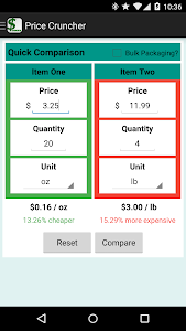 Price Cruncher - Price Compare screenshot 1