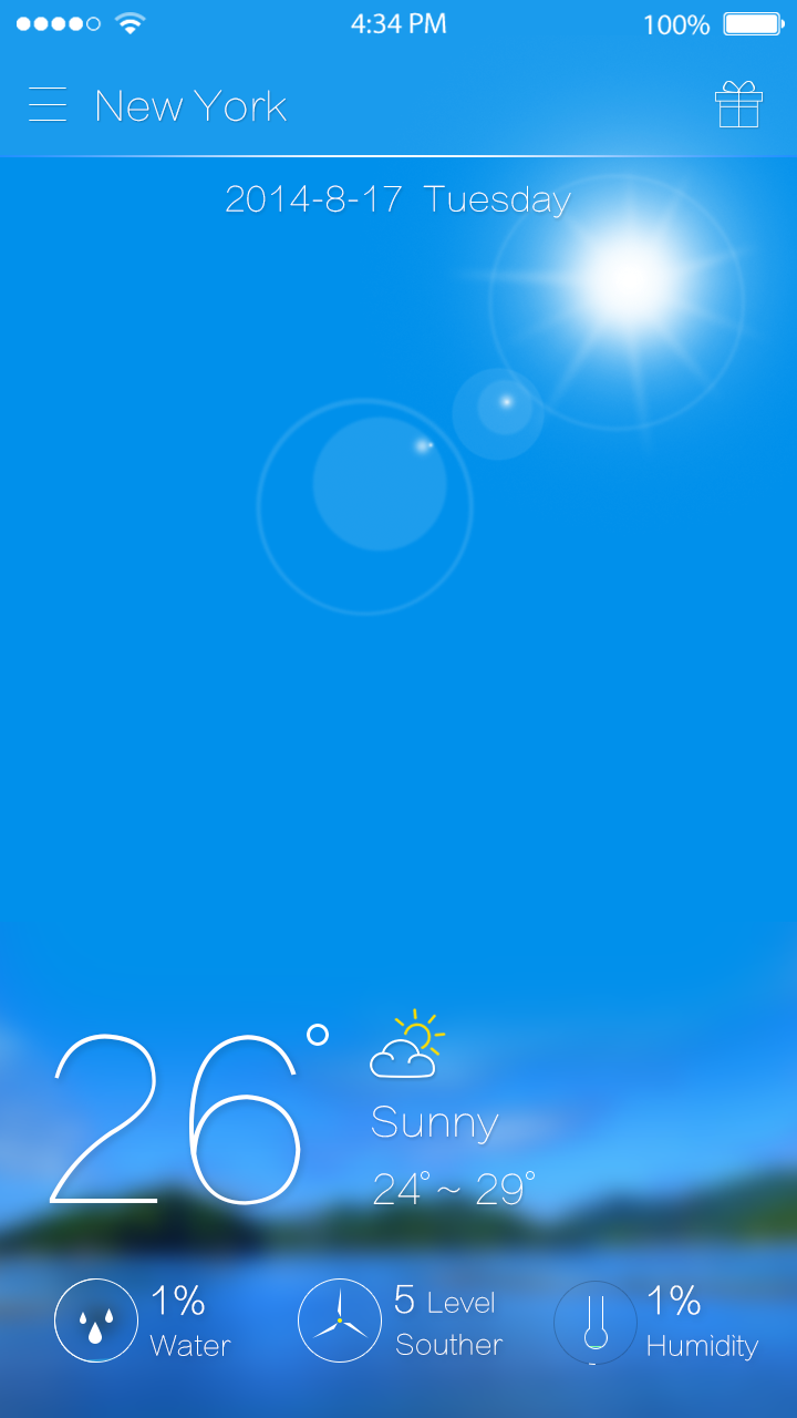 Weather Forecast Screen 2