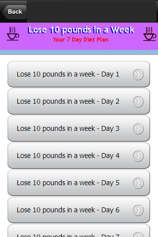 Loss Weight In 1 Week Meal Plan