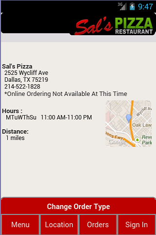 Sal's Pizza