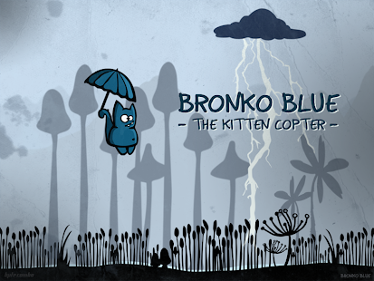 Bronko Blue the kitten copter