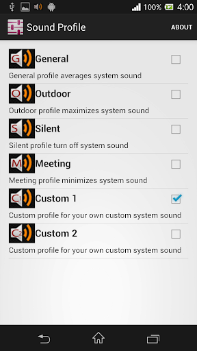 Sound Profile