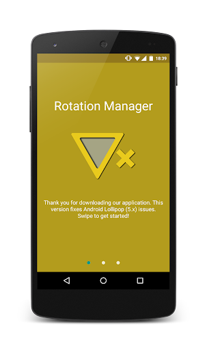 Rotation Manager - Control ++