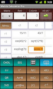 Free Download Matrix Calculator Pro APK