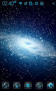 Download Galaxy Atom theme APK for Android