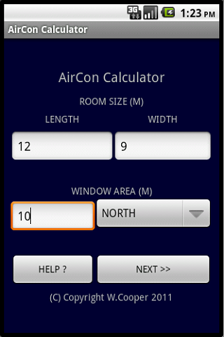 AirCon Calculator