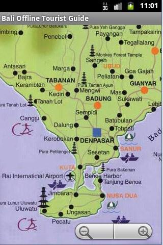 Bali Offline Tourist Maps Screen 3