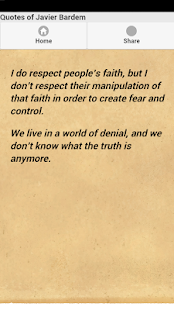 Lastest Quotes of Javier Bardem APK