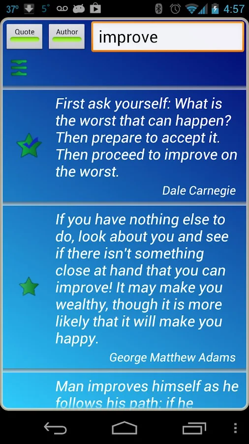 Self Improvement Quotes - screenshot