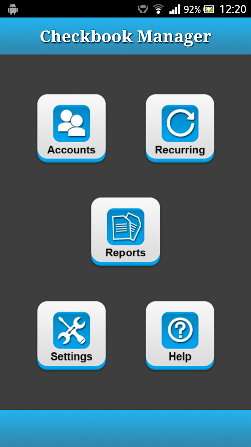 Android application Check Book Manager for Android screenshort