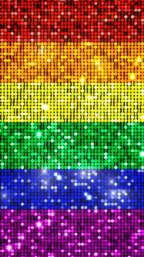 Gay Pride Bling Live Wallpaper Screen 2
