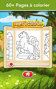 Cheval Jeu de Coloriage Screen 2