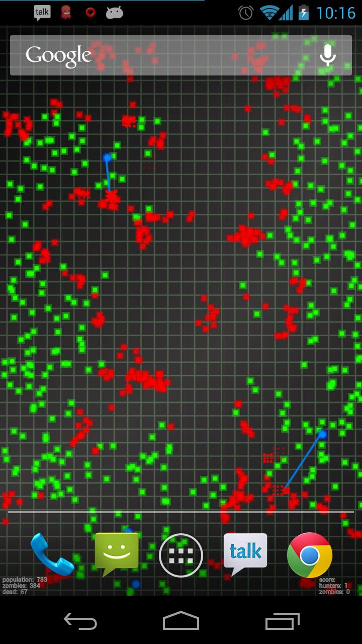 Pixel Zombies Live Wallpaper Screen 2