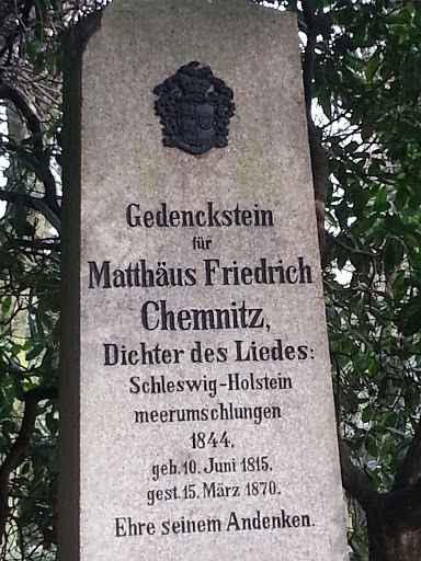 Gedenkstein Matthäus Friedrich Chemnitz