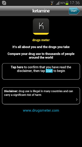 ketamine drugs meter