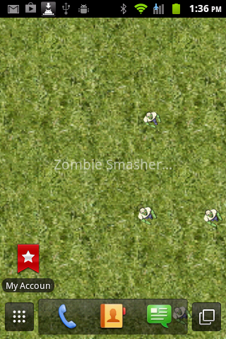 Zombie Smasher LIVE wallpaper