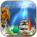 Tropical aquarium mobile app icon