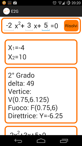 Equation Solver E2G