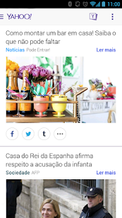  Yahoo: miniatura da captura de tela  