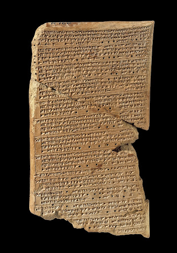 Cuneiform tablet with observations of Venus