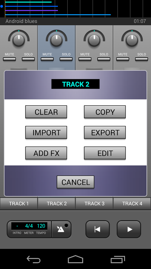 J4T Multitrack Recorder - screenshot
