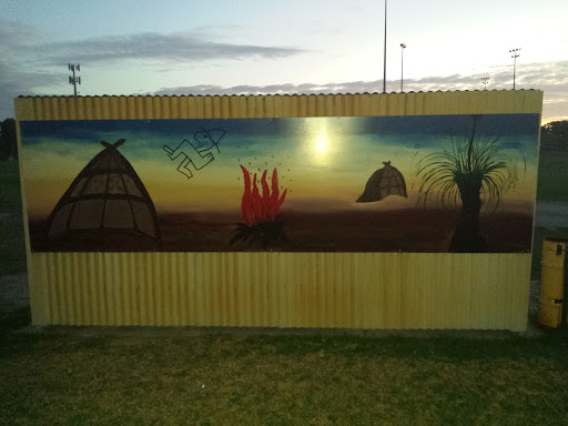 Campsite Dugout Mural