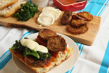 Make Your Own Eggplant Parmesan Sandwiches