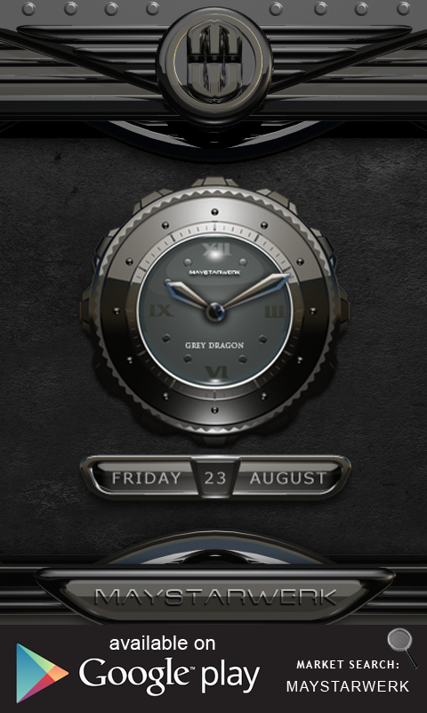 dragon digital clock grey Screen 3