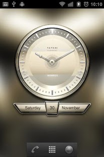 MONROE Designer Clock Widget - náhled