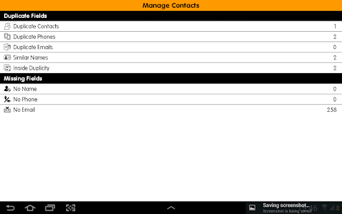 eContacts:Phonebook Backup Pro Screenshots 2