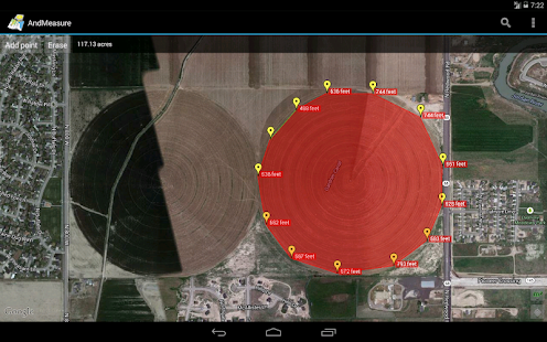 "AndMeasure (Area & Distance) App for Android" icon