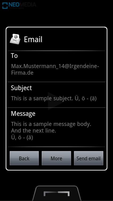 NeoReader QR & Barcode Scanner - screenshot