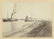 Baggerwerkzaamheden in het Suezkanaal