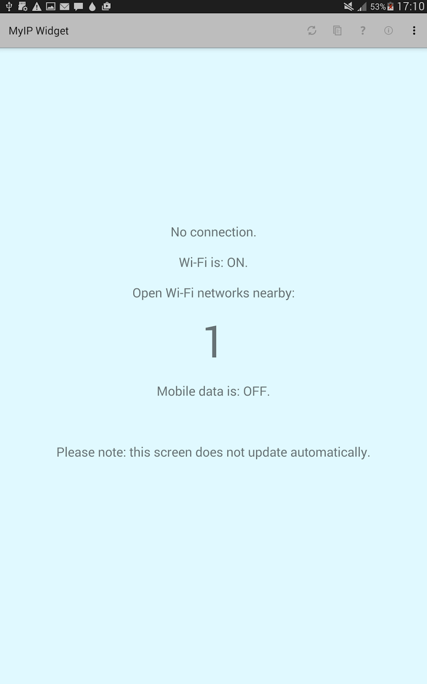 MyIP + Widget + Wi-Fi info Pro Screen 3