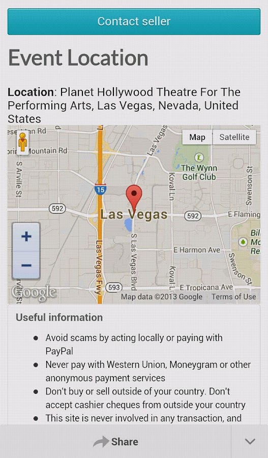 Ticket Classifieds - screenshot