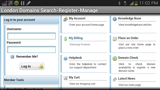 LondonDomains.net Portal Screenshots 1