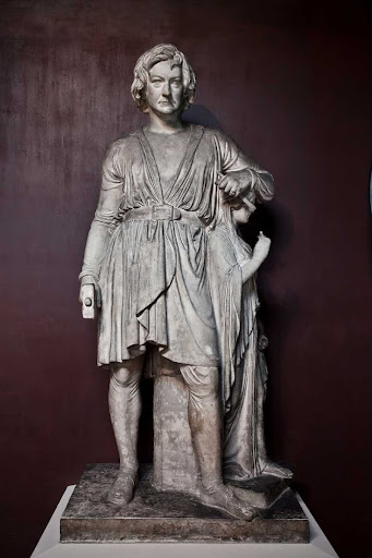 Bertel Thorvaldsen with the Statue of Hope