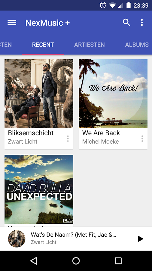 NexMusic - screenshot