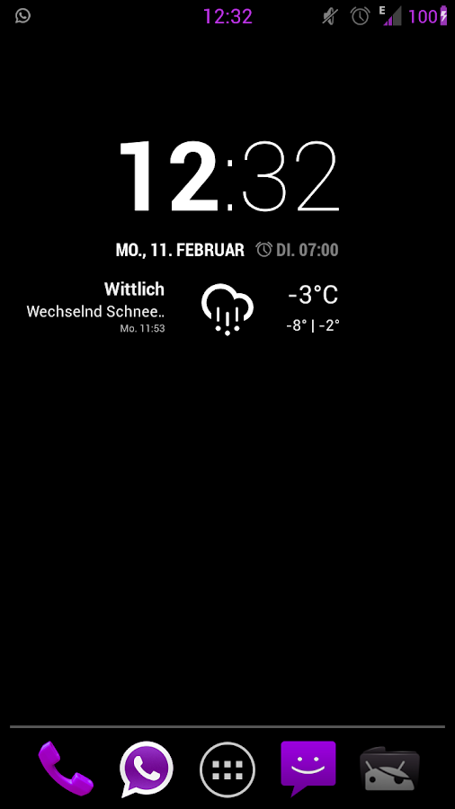 Betterbean CM10 Theme Purple X - screenshot