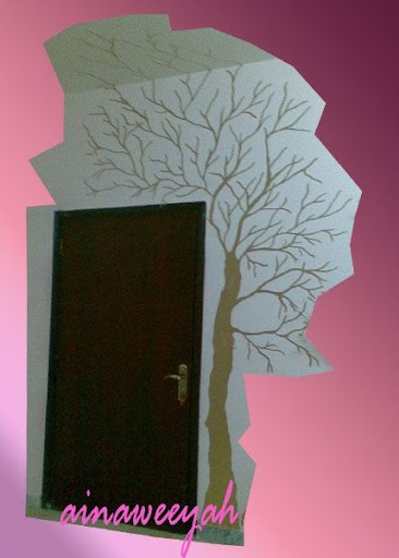 طريقة رسم شجرة على الجدار رائعة سهلة منتديات الجلفة لكل