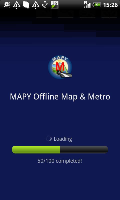 Android application Yokohama offline map &amp; metro screenshort