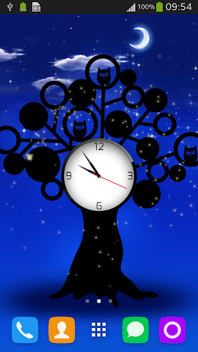 Tree Clock Live Wallpaper