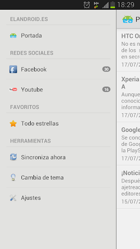 Noticias Android App Antigua